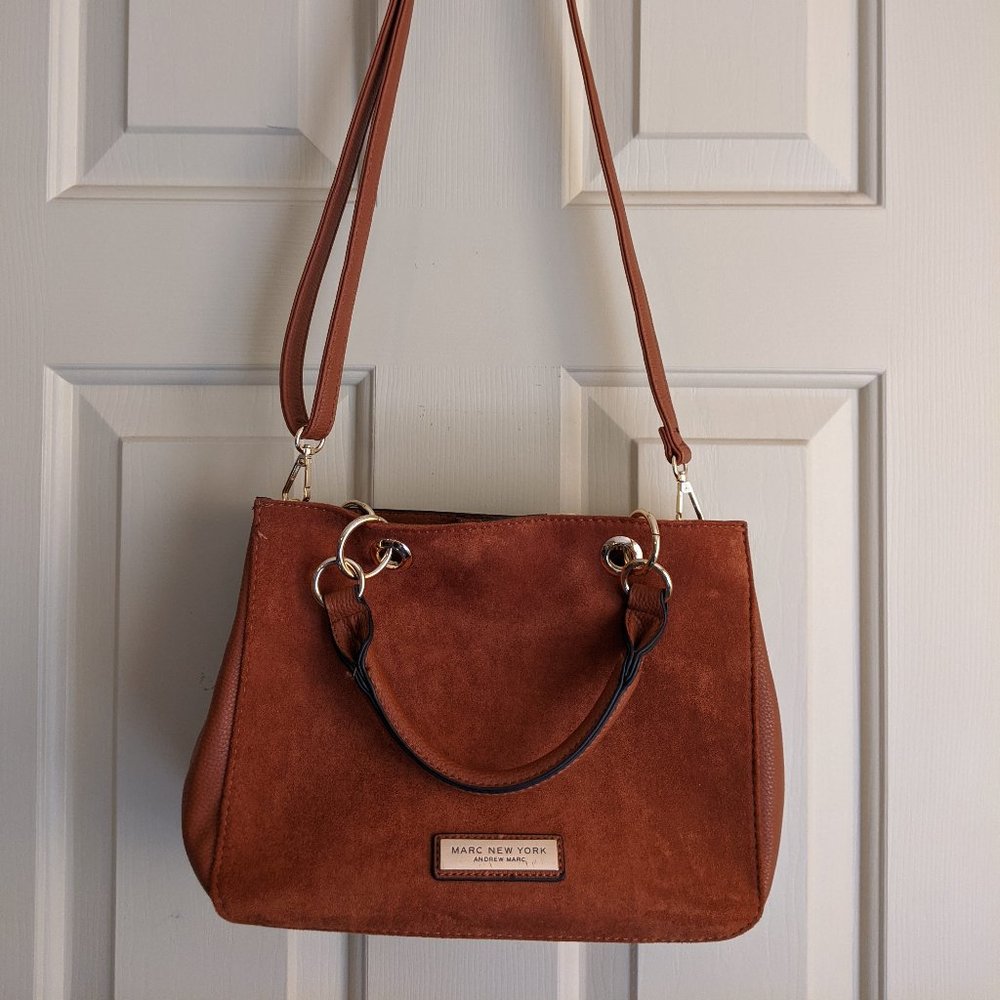 Cute faux suede purse